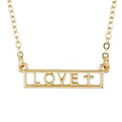 Picture of CB Gift 212481 Kingdom Words Love Cross Necklace