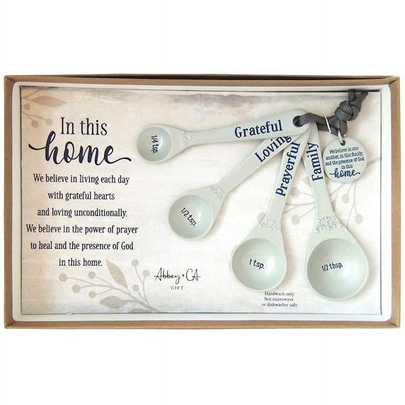 Picture of CA Gift-DBA Abbey Gift 212701 In This Home Measuring Spoons - Set of 4