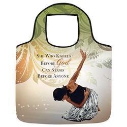 Picture of African American Expressions 212656 17 x 21.5 x 2 in. She Who Kneels Reusable Grocery Bag