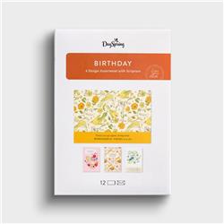 Picture of DaySpring 279053 Birthday-Birds Boxed Card - Pack of 12