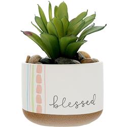 Pavilion 291507 5 in. Blessed Artificial Potted Plant