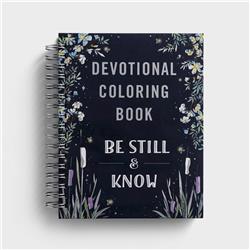 298615 Be Still & Know Devotional Adult Coloring Book