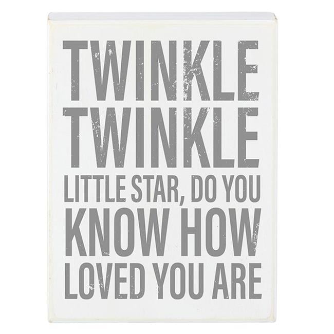 299564 6 x 8 in. Twinkle Star Box Sign