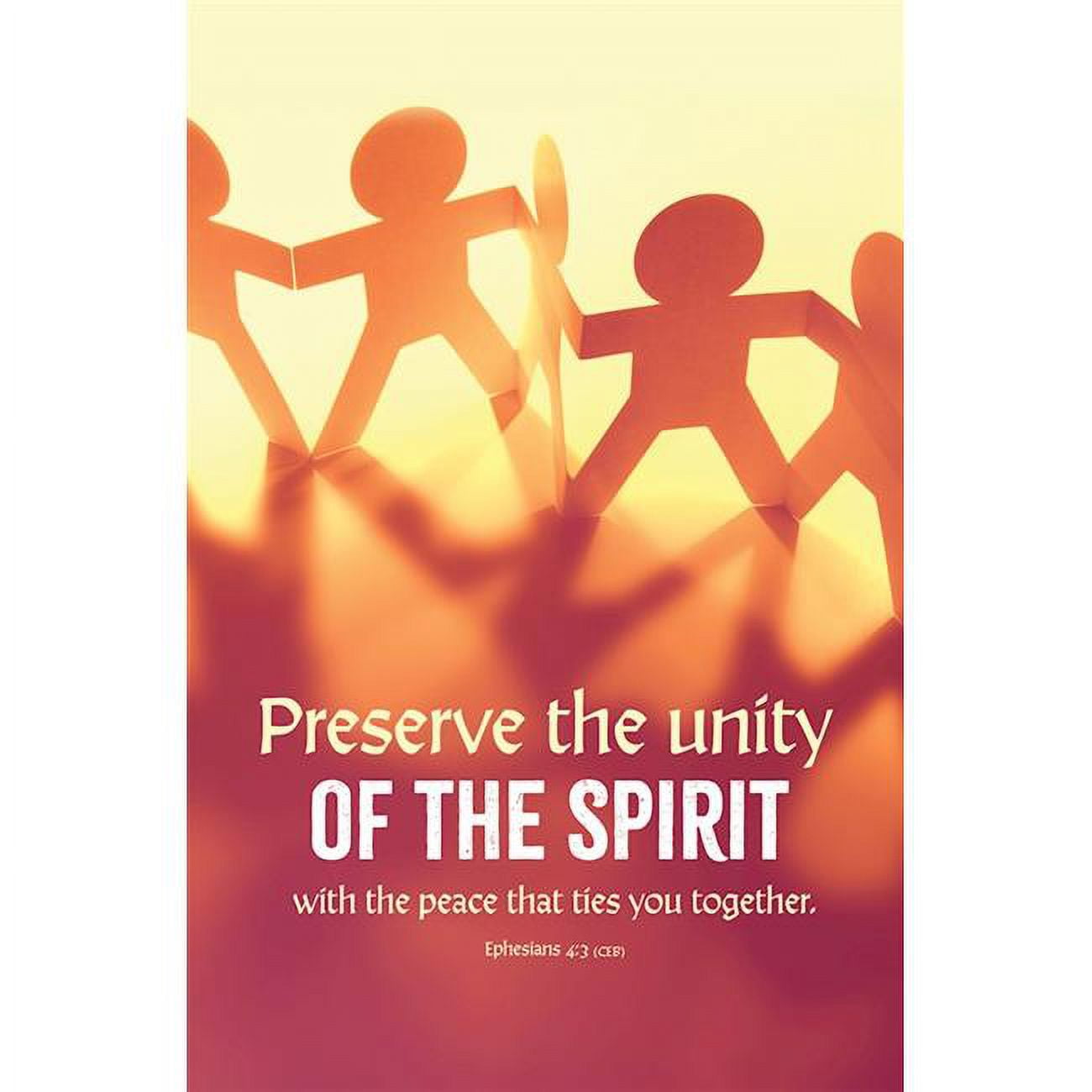 Picture of Abingdon Press 392157 Preserve The Unity of The Spirit Ephesians 4 - 3 Bulletin - Pack of 100