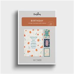 Picture of DaySpring 39311X Birthday-Cottage Core Assorted Boxed Card - Pack of 12