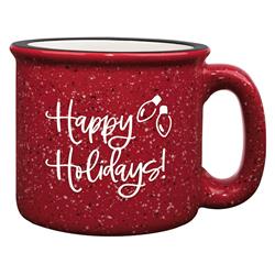 394311 15 oz Happy Holidays Designer Campfire Mug