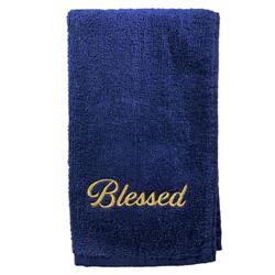 Blessed Pastor Towel, Navy