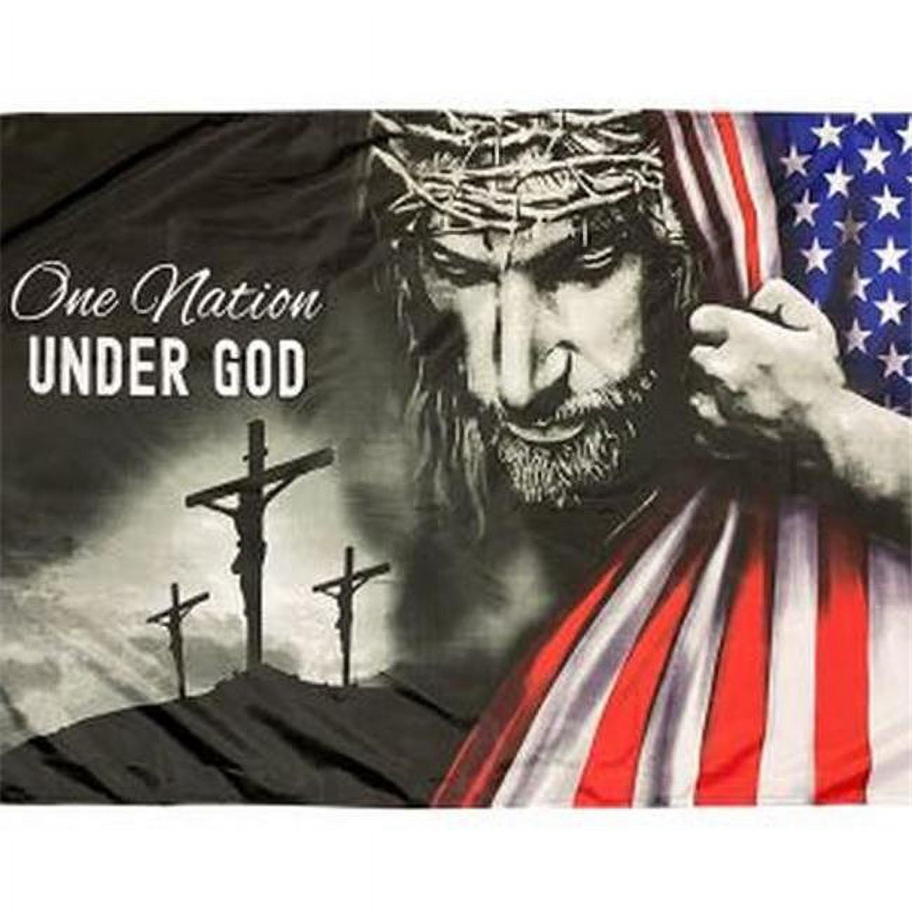 3 x 5 ft. One Nation Under God Flag