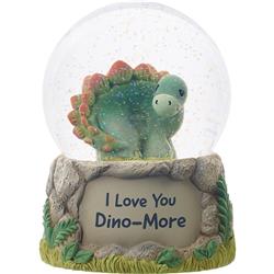 30674X 5.5 in. I Love You Dino More & Mozarts Lullaby Musical Snow Globe