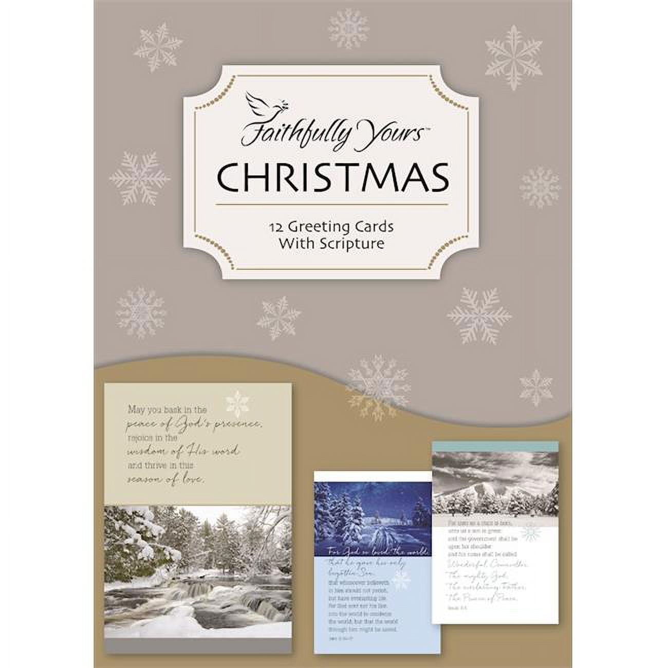Frosty Landscapes Boxed Card - Box of 12