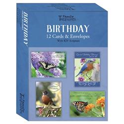 Cheery Blessings Birthday Boxed Card - Box of 12