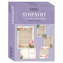 40282X Hymns Sympathy Boxed Card - Pack of 12
