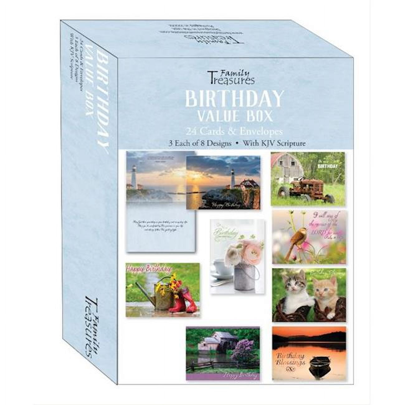 Value Box Birthday Boxed Card - Pack of 24