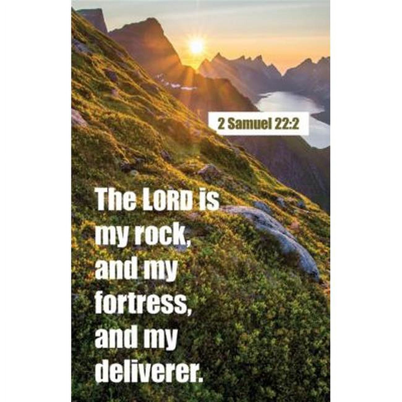 The Lord is My Rock & My Fortress Bulletin - Pack of 100