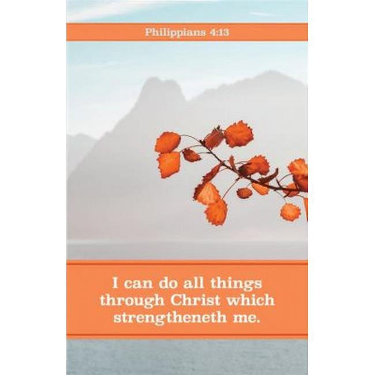 I Can Do All Things Through Christ Which Strengtheneth Me Bulletin