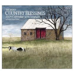 Picture of Legacy Publishing 338534 13.66 x 12 in. Country Blessings Wall Calendar for 2024