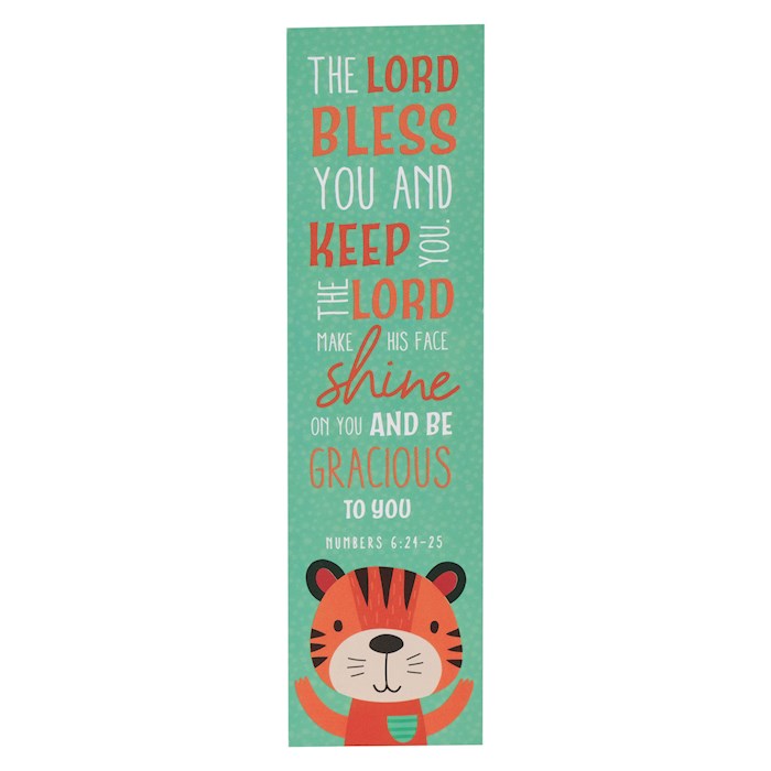 304367 Green Tiger & The Lord Bless You Numbers 6.24-25 Bookmark - Pack of 10