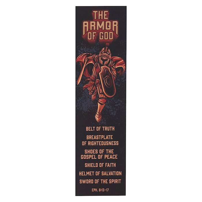 304376 Gray Knight & The Armor of God Ephesians 6-13-17 Bookmark - Pack of 10