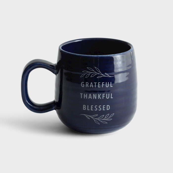 Picture of Dayspring Cards 409255 Grateful Thankful Blessed Mug - Psalm 136-1 NIV - 16 oz