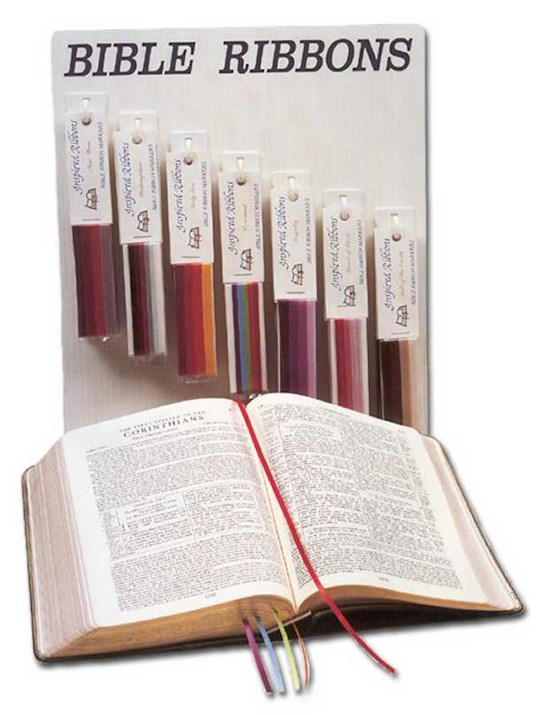 Picture of Inspired Ribbons 000013 Bible Ribbon Counter Display - 49 Ribbons