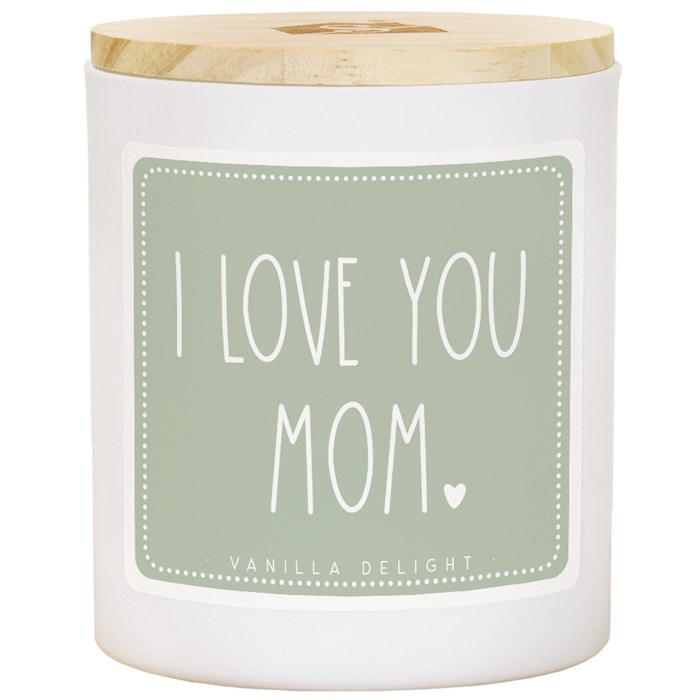 379615 I Love You Mom-Vanilla Delight Scent Candle