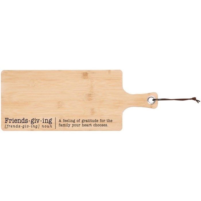 Picture of Carson Home Accents 342247 Friendsgiving Serving Board - 19.25 x 7.5 in. - Pack of 2