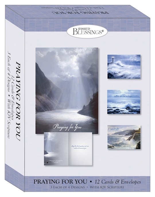 Crown Point Graphics 221634 Boxed Shared Blessings Praying For You Lifes Journeys Card - Box of 12