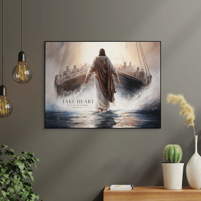 380143 Take Heart It Is I Do Not Be Afraid Wall Art Prints - 16 x 12 in.