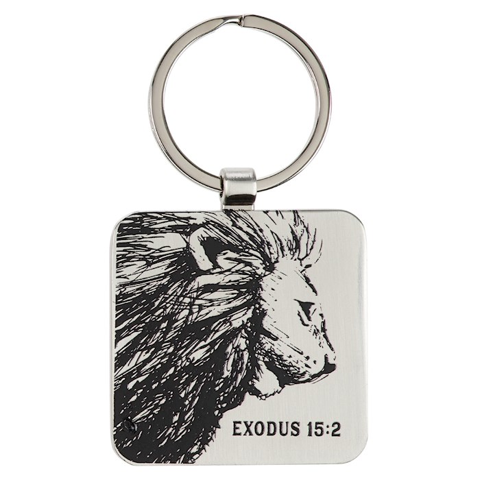 380601 Lord Is My Strength Exodus 15.2 Keychain