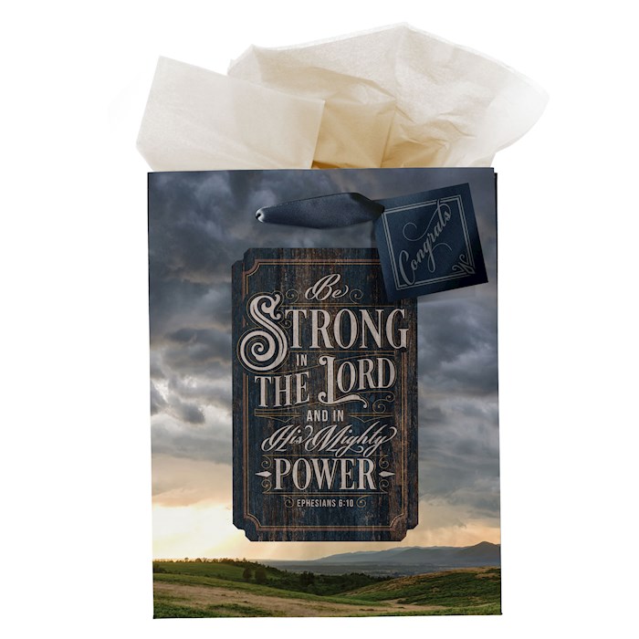 380618 Medium Strong in the Lord Ephesians 6.10 Gift Bag
