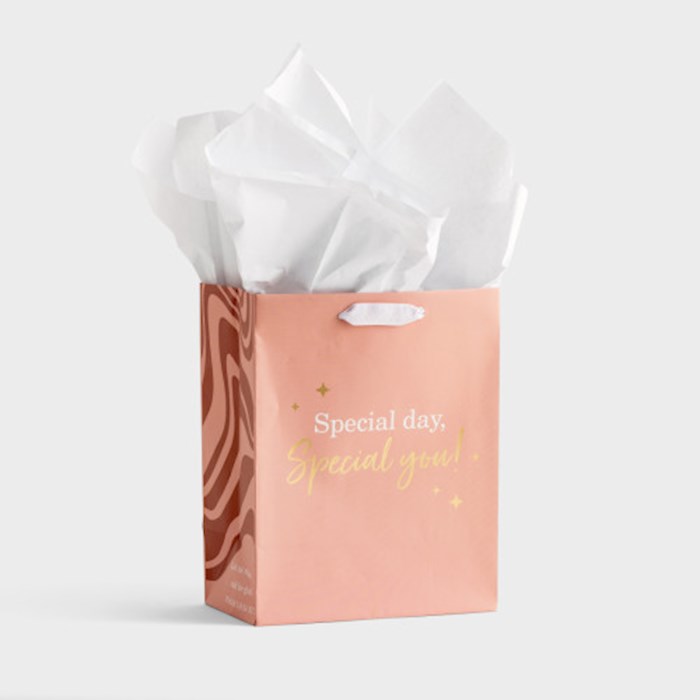 Picture of Dayspring Cards 380758 Specialty Special Day Psalm 118.24 Medium Gift Bag