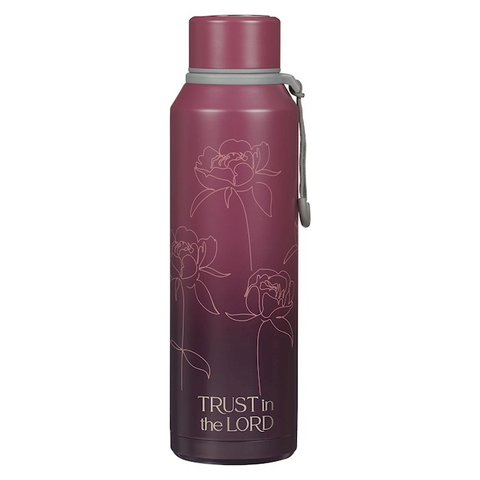 380930 Stainless Steel-Trust In The Lord Proverbs 3.5 Water Bottle