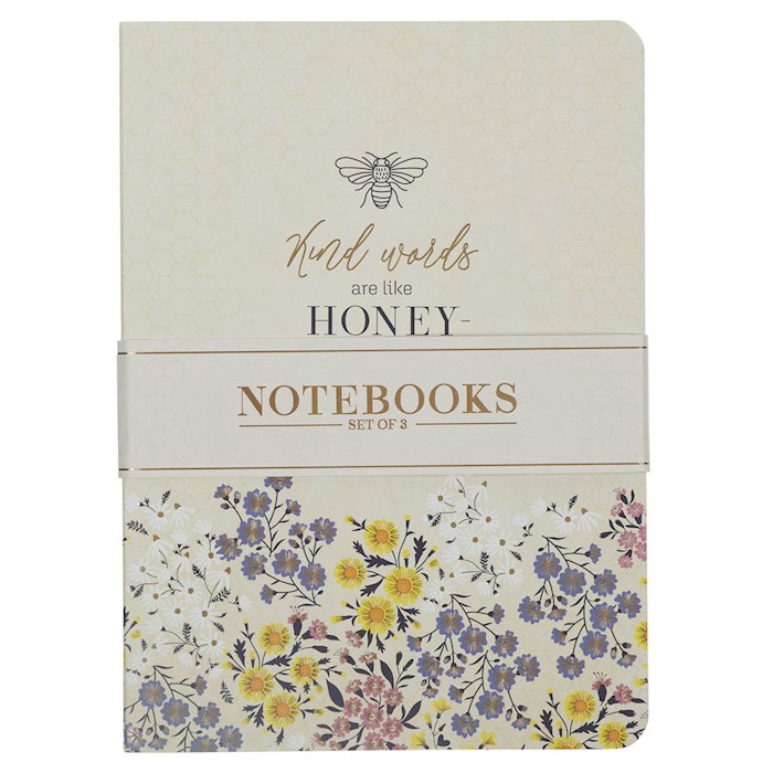 381048 Large Kind Words Proverbs 16.24 Notebook Set - Set of 3