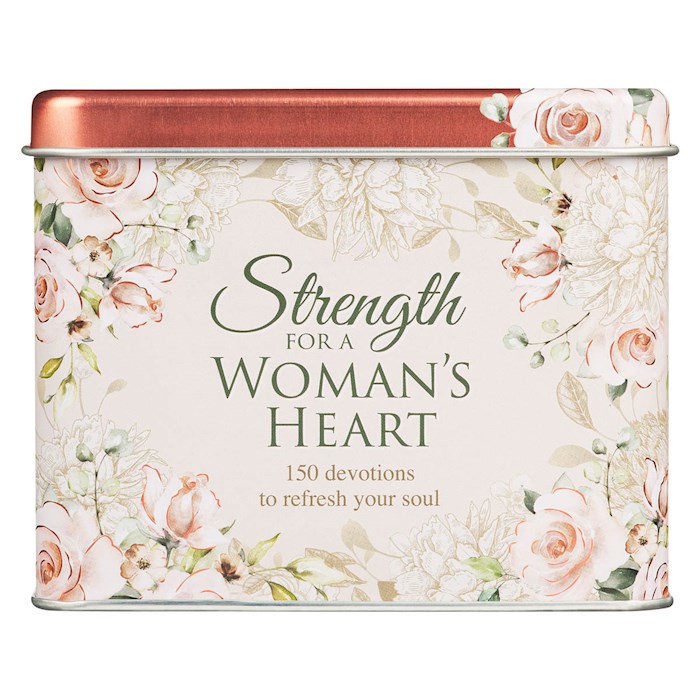 276294 Scripture Cards In Tin Strength for A Womens Heart