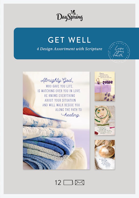 Picture of DaySpring 381562 Card Boxed Get Well Cozy Crafts - Pack of 12