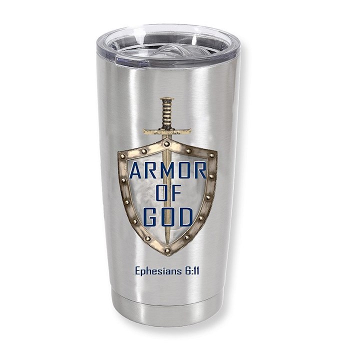 381641 20 oz. Travel Mug-Armor of God Ephesians 6 - 11 No.71192, Stainless Steel