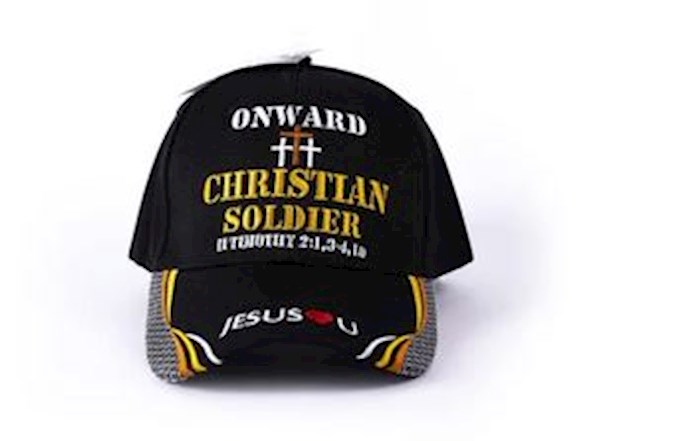 302401 Onward Christian Soldier Cap, Black
