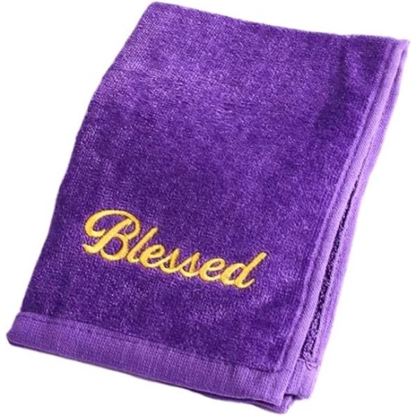 302416 Pastor Blessed Towel, Purple