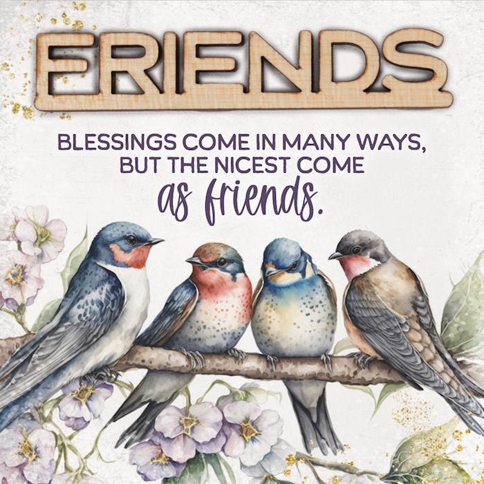 344792 Crafted Remindable Friends-Blessings Magnet - 3.5 in.