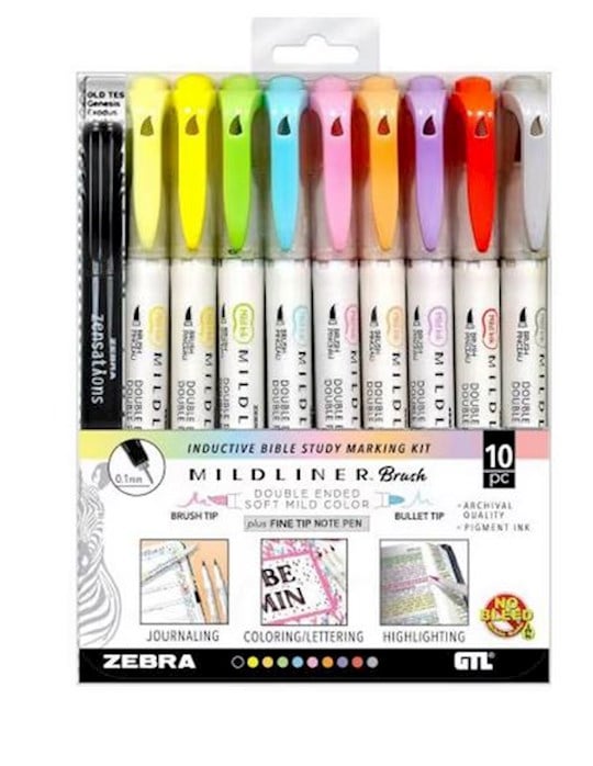 389046 Midliner Brush Study Kit - 10 Piece