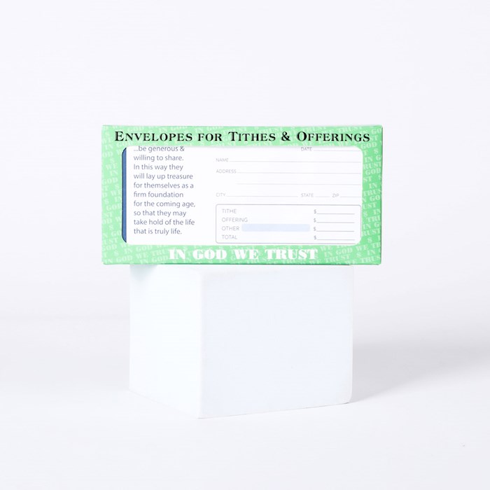 349433 Treasure Offering Envelopes - Pack of 100