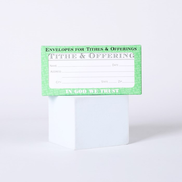 349439 Tithe & Offering Envelopes - Pack of 100