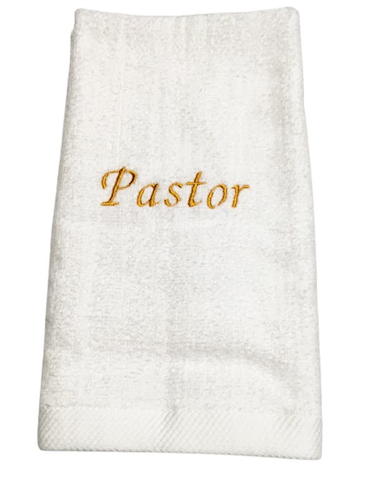 Gods Life Publishing 351539 Pastor Towel, White