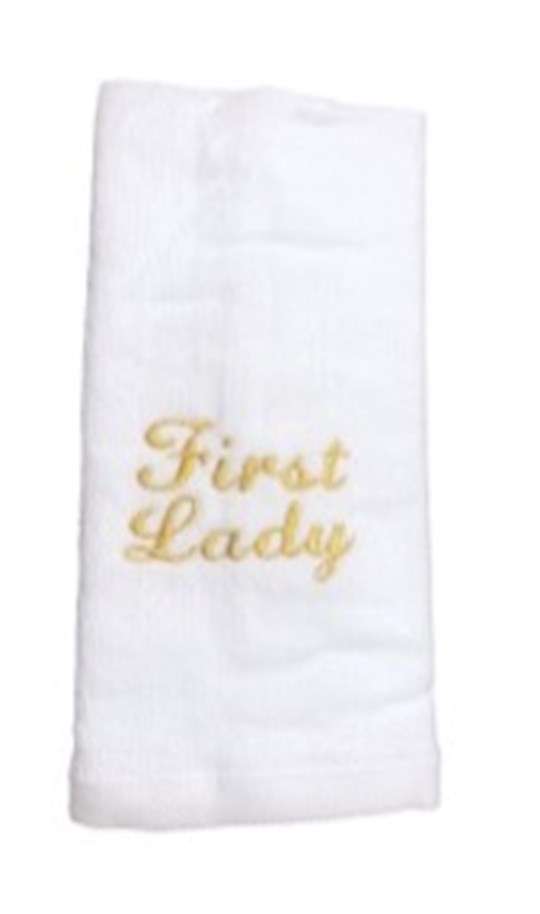 Gods Life Publishing 351553 First Lady Towel, White