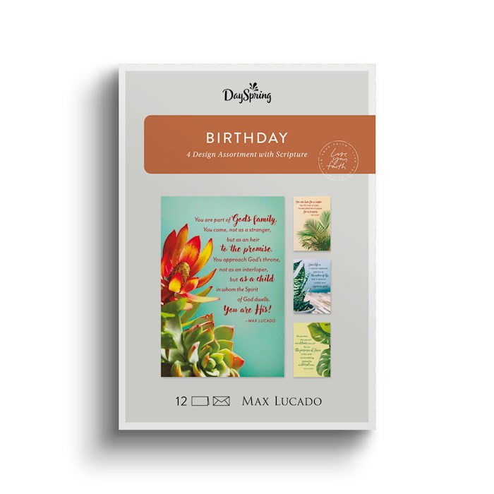 351620 Boxed Birthday Max Lucado Card - Box of 12