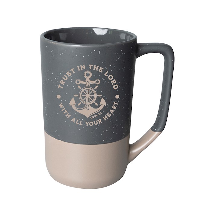 Picture of Dexsa 394203 Pebble-Trust In The Lord Designer Mugs - Proverbs 3-6