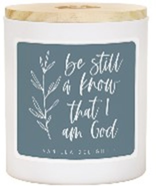 359403 Be Still & Know-Vanilla Delight Candle