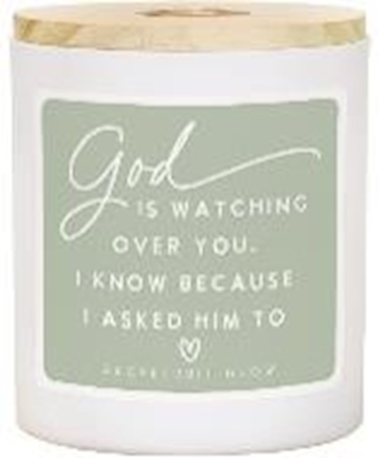359408 Candle - God Is Watching - Grapefruit Glow Scent