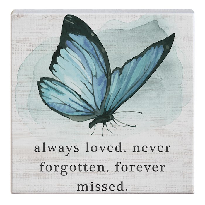 359438 Gift-a-Block-Always Loved Butterfly - 5.25 x 5.25 in.