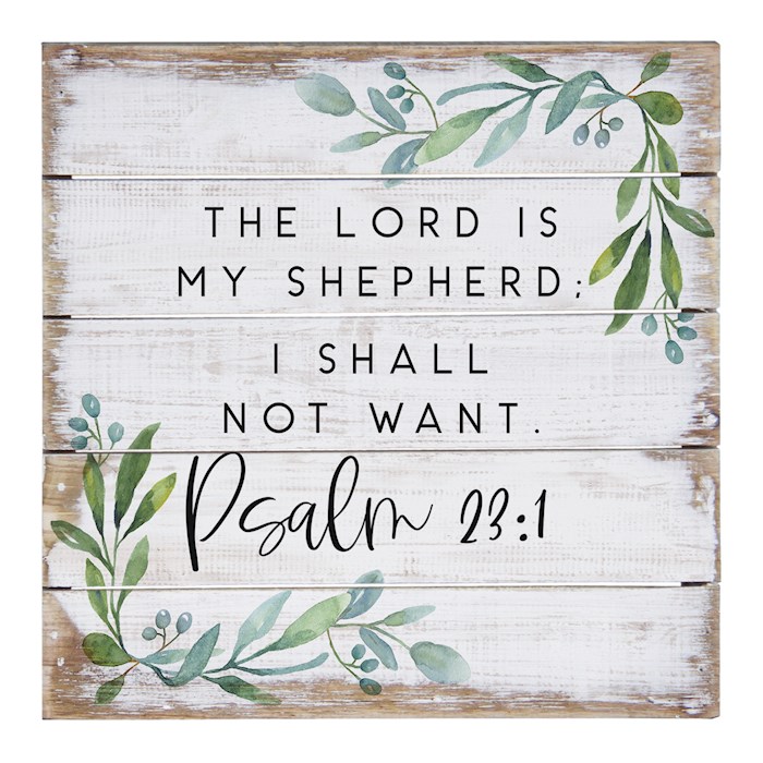 359514 Psalm 23.1 Petite Pallet - 6 x 6 in.